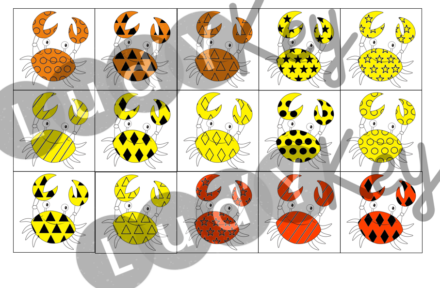 Les tableaux à double entrée des animaux marins – Image 4