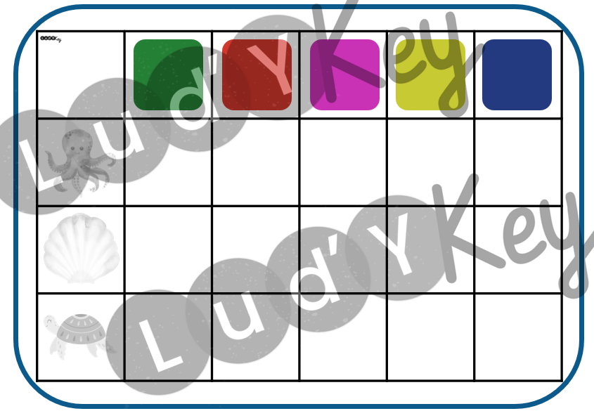 Les tableaux à double entrée des animaux marins – Image 6