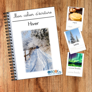 Cahier écriture hiver – imagier