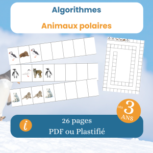 Algorithmes animaux polaires – jeu logique enfant