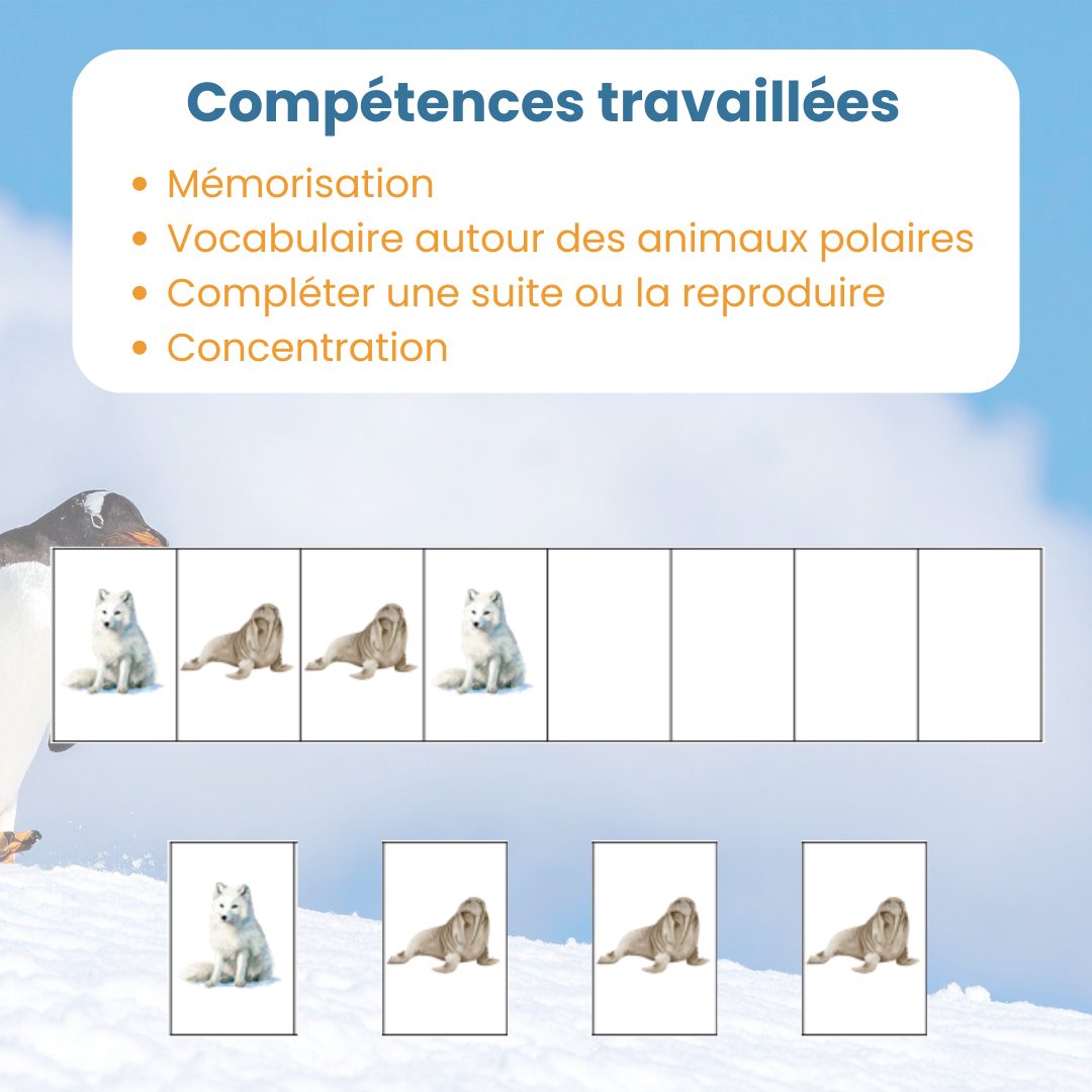 Algorithmes animaux polaires – jeu logique enfant – Image 5