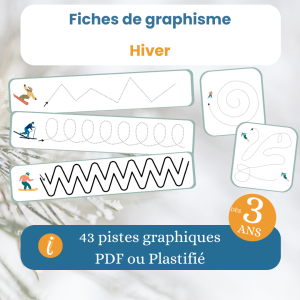 Fiches graphisme hiver – 43 pistes