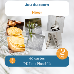 Jeu du zoom de l'hiver