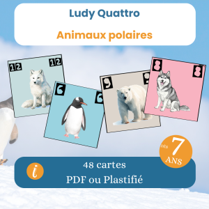 Ludy Quattro – Jeu animaux polaires