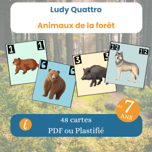 Ludy Quattro â Jeu animaux de la forĂȘt