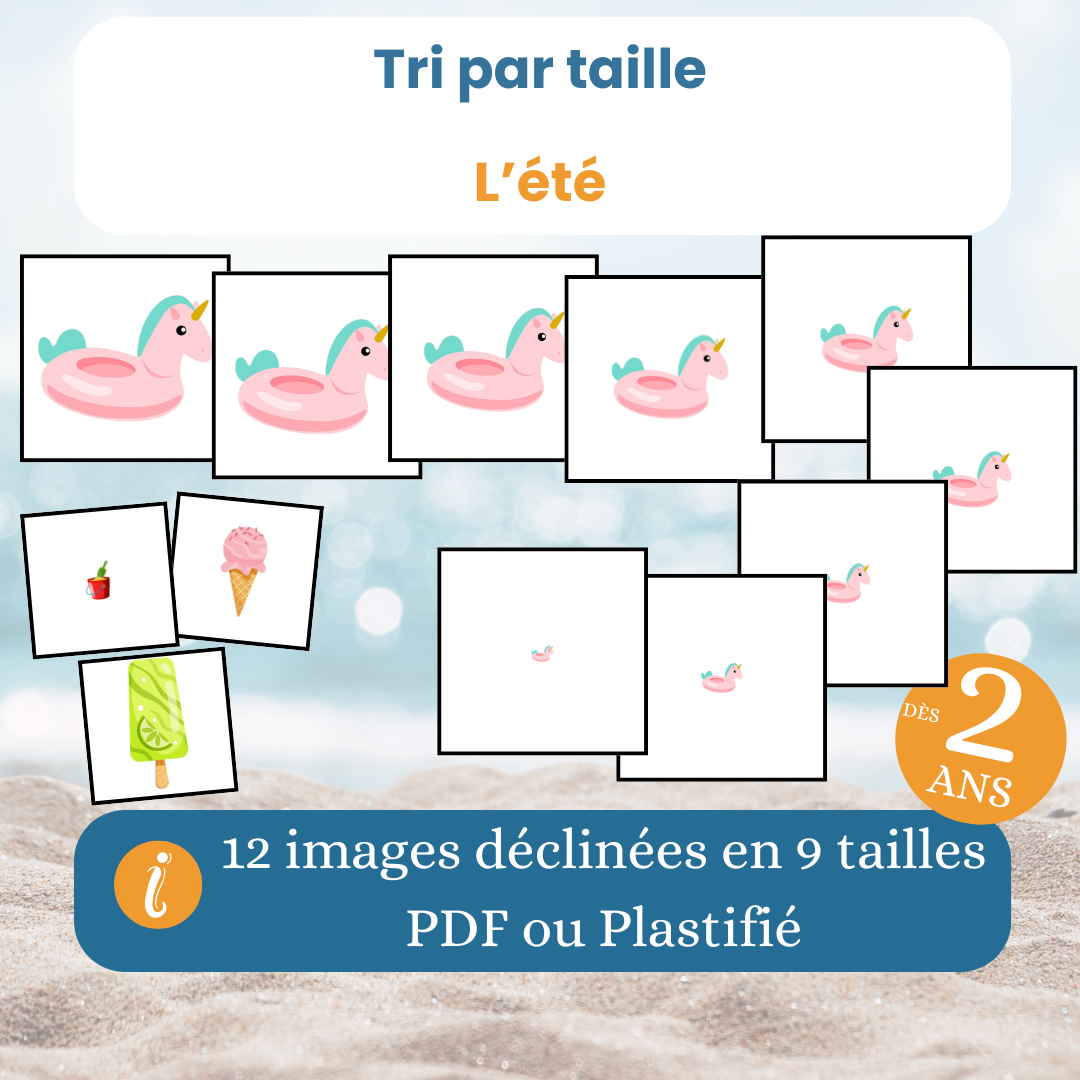 Pack Éveil 2-4 ans – Thème été – Image 5