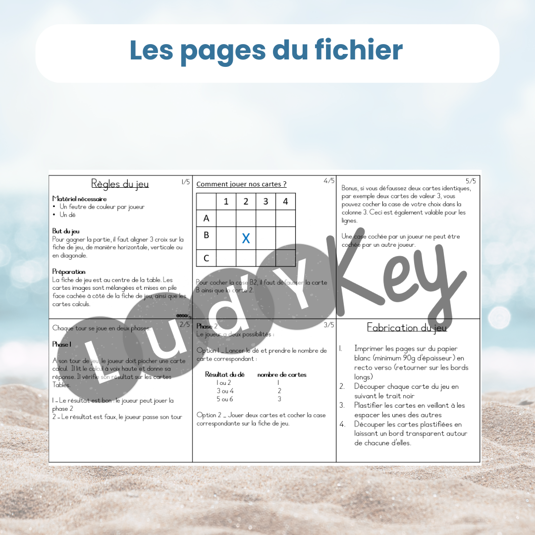 Exemple de page du fichier cross line battle été : les règles du jeu