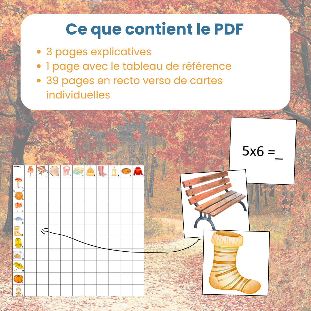 Contenu du PDF cross line battle automne